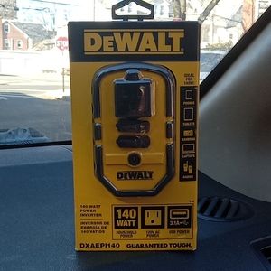 **SOLD** Dewalt 140 watt power inverter